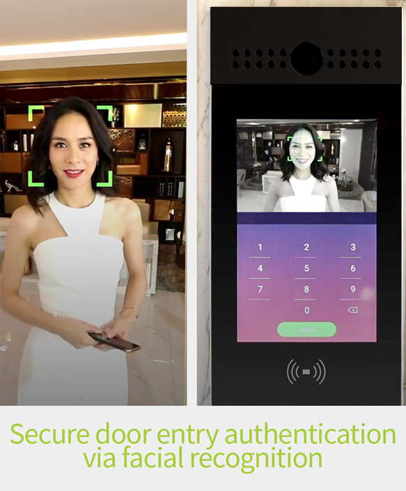 Akuvox R29C Intercom with facial recognition